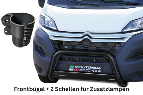 Frontbügel edelstahl schwarz - frontbügel,