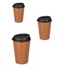 Mehrweg Tee Becher Kaffeebecher Coffee to go mit Deckel 200 300 400 ml