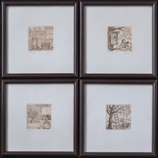 Lithographie Vier Jahreszeiten, 4 Bilder,  (limitierte und signierte Auflage)