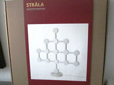 IKEA STRALA LED Kerzenständer Tischleuchte Tischlampe Leuchte Lampe weiß Metall