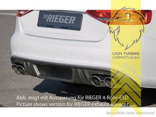 Rieger heckansatz heckspoiler - heckansatz,