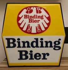 Leuchtreklame Schild Binding Bier Frankfurt