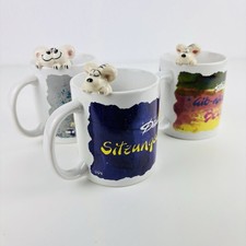 3x Diddl Maus Sammeltasse m. Figur Tasse Becher Depesche Henkelbecher Mug Set