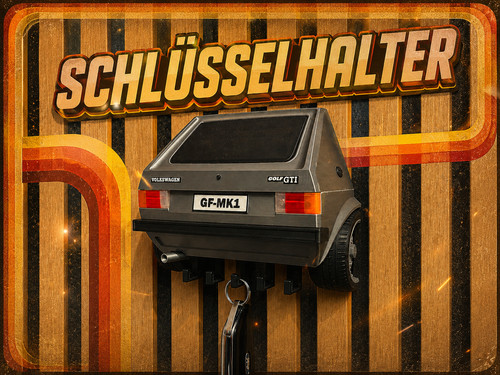 Schlüsselhalter golf mk1 - golf,