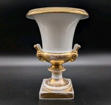 Biedermeier Pokalvase Gold