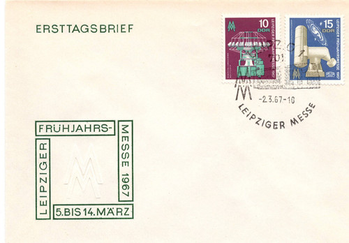 Fdc ddr 1967 leipziger messe - 1967,