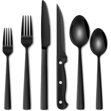 Elegantes essbesteck set - elegantes, essbesteck-set