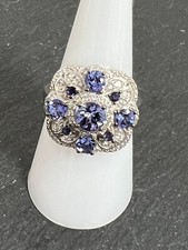 925 Silber Ring Tansanit 
