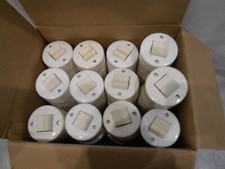 alte antike  DDR kein Bakelit Wechselschalter Steckdose Licht Schalter weiß