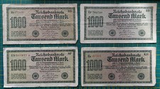 Banknote Reichsbanknote 1000 Mark 15. September 1922