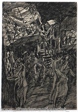 Hans Jäger Tuschezeichnung