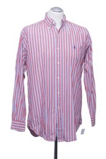 Ralph Lauren Blake Langarm Freizeit Hemd S rot blau Streifen Button-Down ÄL:60cm