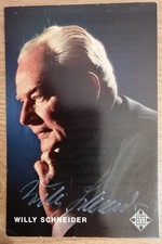  Autogramm Willy Schneider(1905-1989),Deutscher Sängern