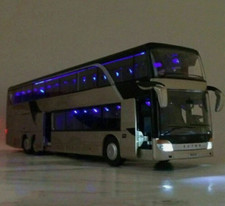 Stadt Reisebus Spielzeug Modell Fahrzeug Ride A Kutsche 1:32 Maßstab Kinder Toy