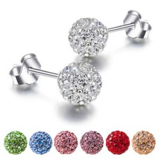 8mm Disco Shambhala Ohrstecker