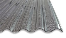 Acrylglas Lichtplatten Wellplatten  3 mm Sinus 76/18 Wabe klar