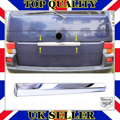 Chrome rear trunk tailgate - rear,