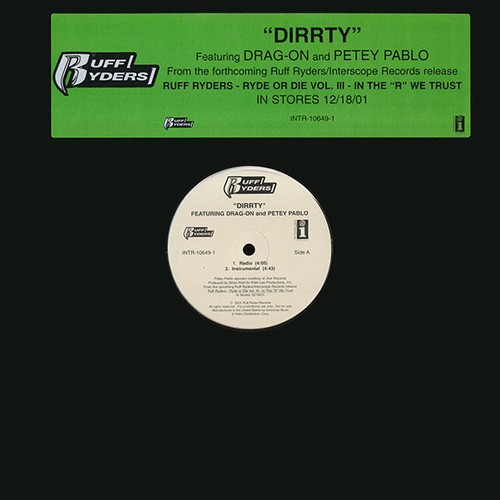 Ruff ryders dirrty - ryders, vinyl