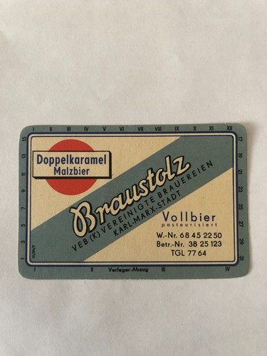 Bieretikett braustolz brauerei - bieretikett, braustolz-brauerei