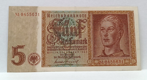 Reichsmark 1942 deutsche - 5,