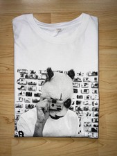 ♥ CRO T-Shirt weiss Cro Panda Druck Gr S Baumwolle kurz Arm Continental♥ HM