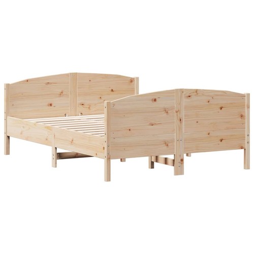 Massivholzbett mit kopfteil - mit,