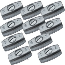 Seilverbinder bis 6 mm Ei-Form 10 Stück für Weidezaunseil