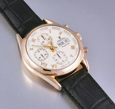 Seltene Festina 18K / 750 Gelbgold Chronograph Day Date Automatik