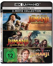 Jumanji 1-3 (3 4K-UHDs) NEU