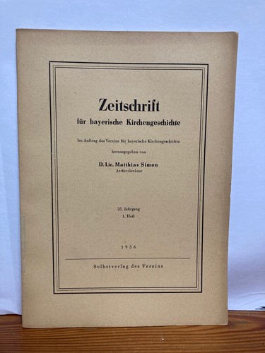 Zeitschrift für bayerische