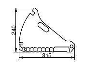 Ladewagenmesser Messer Deutz