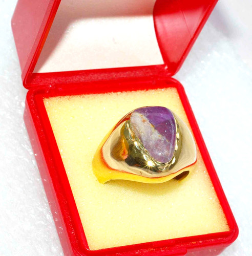Herren ring 750 gelbgold kt - gelbgold,
