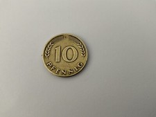 10 Pfennig Münze BRD 1950 D