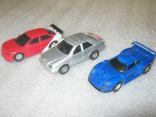 3x Standmodell Deko Ausstattung Diorama Artin Racy Rennbahn 1:43 Good Play Benz