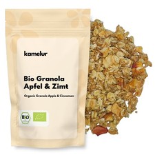 (14,50 EUR/kg) Bio Granola Apfel & Zimt 1kg Getreidemüsli