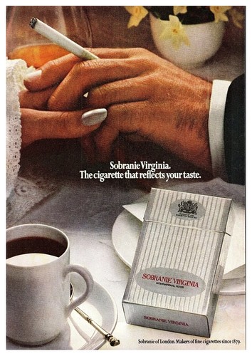 Werbung sobranie schwarze - werbung,