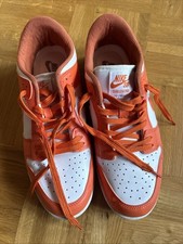 Nike SB Dunk Low Pro Orange Weiß Sneaker Turnschuhe