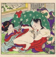 Shunga - Japan - Farbholzschnitt - Erotisch - Edo Periode - Kunisada