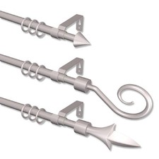 ausziehbare Gardinenstangen in