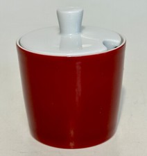 Arzberg TRIC Zuckerdose / Marmeladendose Rot, Amarena