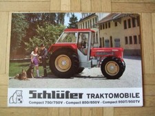 Schlüter Traktomobile Compact 750/750V, 850/850V und 950 T/950 TV  Prospekt