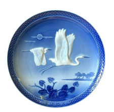 Hutschenreuther Jahresteller 1981 Unter tropischem Himmel Hans Achtziger 50678