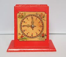 DDR Sparuhr aus Holz Spardose Sparbüchse mit Lernspieluhr