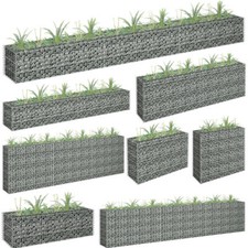Gabionen Steinkorb Steingabionen Wand Verzinkter Stahl Drahtkorb Hochbeet Zaun