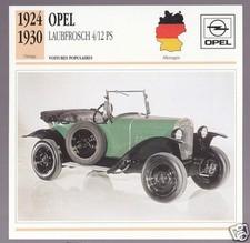 1924-1930 Opel Laubfrosch 4 /