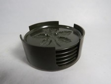 Vintage 5 Glas Untersetzer in