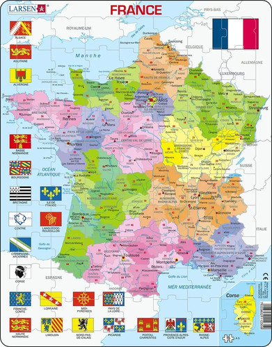 Puzzle frankreich - puzzle,
