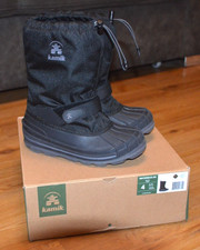 Kamik Waterbug 8 G Kinder Winterstiefel, Größe EU 36 UK 3.5 Black Noir