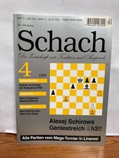 Schach die Zeitschrift und Anspruch Heft 4 1998