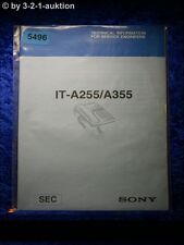 Sony Manual IT A255 /A355 Technical Informations for Service Engineers (#5496)